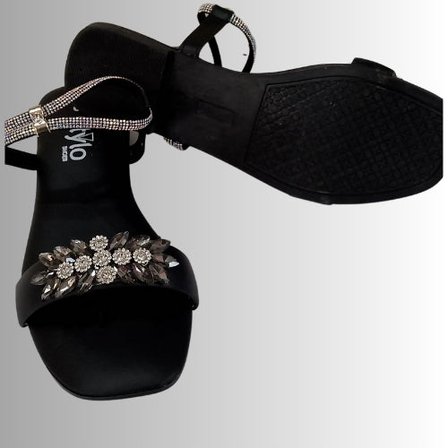 ✨Black Fancy Heel Sandals for Women