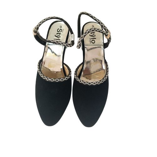 👠🖤 Glam Black Crystal Heels – By Stylo 🖤👠 Make a bold and beautiful statement with these Glam Black Crystal He