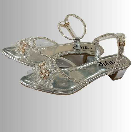 ✨White Fancy Heel Sandals for Women