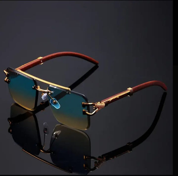 Luxury Frameless Gradient Sunglasses